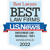 Best Lawyers | Best Law Firms | U.S. News & World Report | Employment Law - Individuals - Tier 1 | Minneapolis 2022