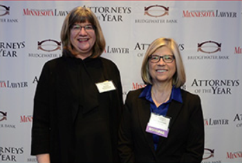 Photo of Andrea R. Ostapowich and Beth Bertelson
